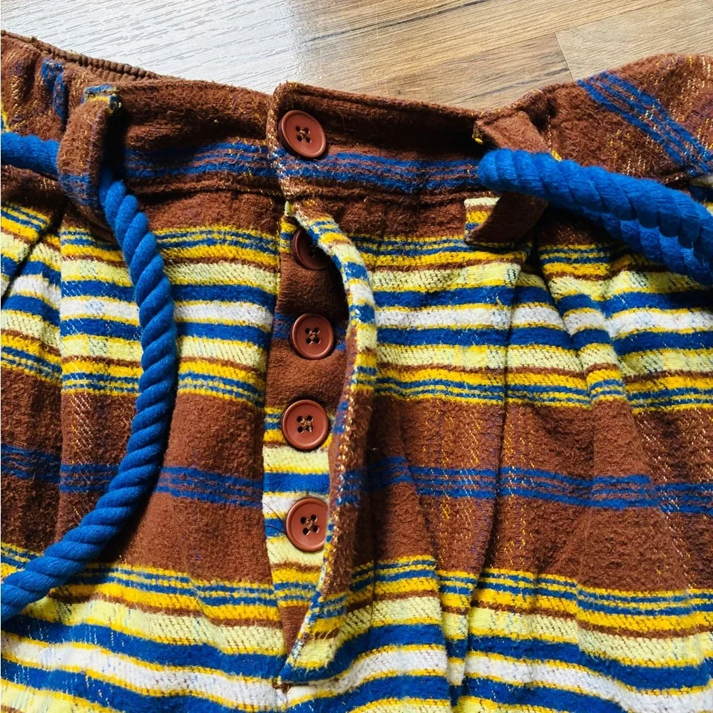Free People Plaid Cotton Pants - Picture 10 of 14